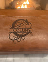 Cigar Humidor Travel Case, Custom Personalized, PU Leather, cedar wood interior