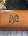 Cigar Humidor Travel Case w Lighter & Cutter INCLUDED, Leather, Custom Personalized