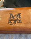 Cigar Humidor Travel Case, Custom Personalized, PU Leather, cedar wood interior