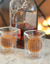 Shot Glass Golf Ball Pair, 2 shot glasses. Golf Enthusiasts Ultimate Shot Glass!