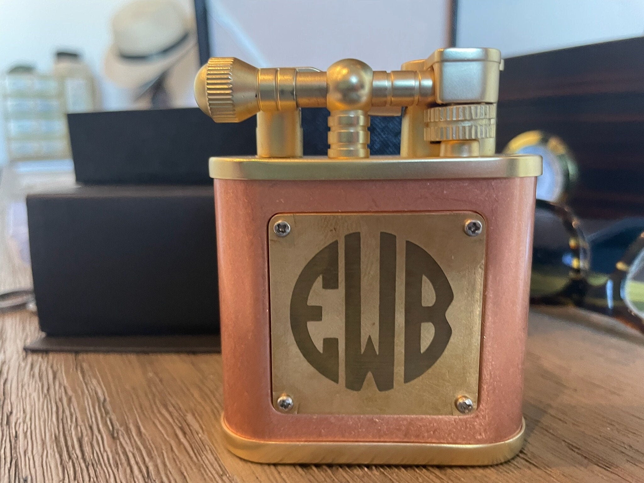 Personalized Torch Cigar Lighter: Groomsmen,  Custom Engraved Accessory for Him, anniversary gift, vintage design, Engraved Lighter, Butane