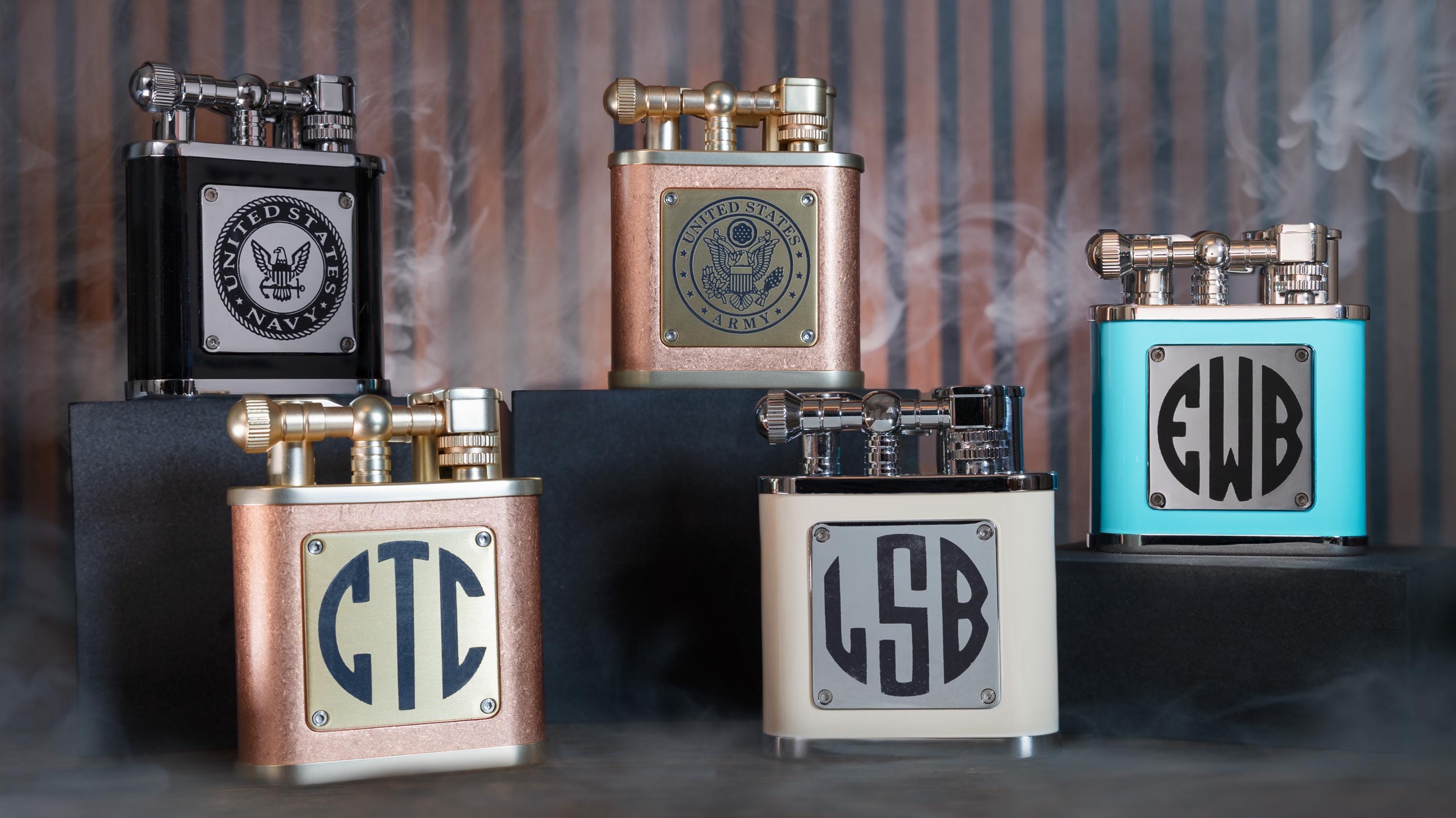 Personalized Torch Cigar Lighter: Groomsmen,  Custom Engraved Accessory for Him, anniversary gift, vintage design, Engraved Lighter, Butane